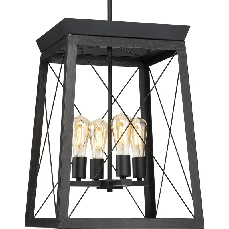 Briarwood Collection Four-Light Chandelier Foyer Light — Progress Lighting LED Landscape Lights  