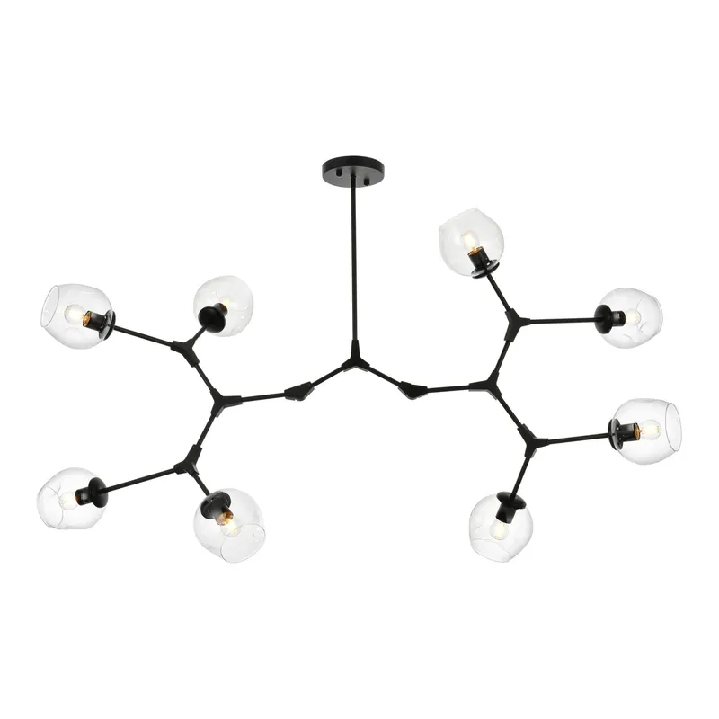 1712G61BK — Elegant Lighting LED Pendant Lights 320.0W 
