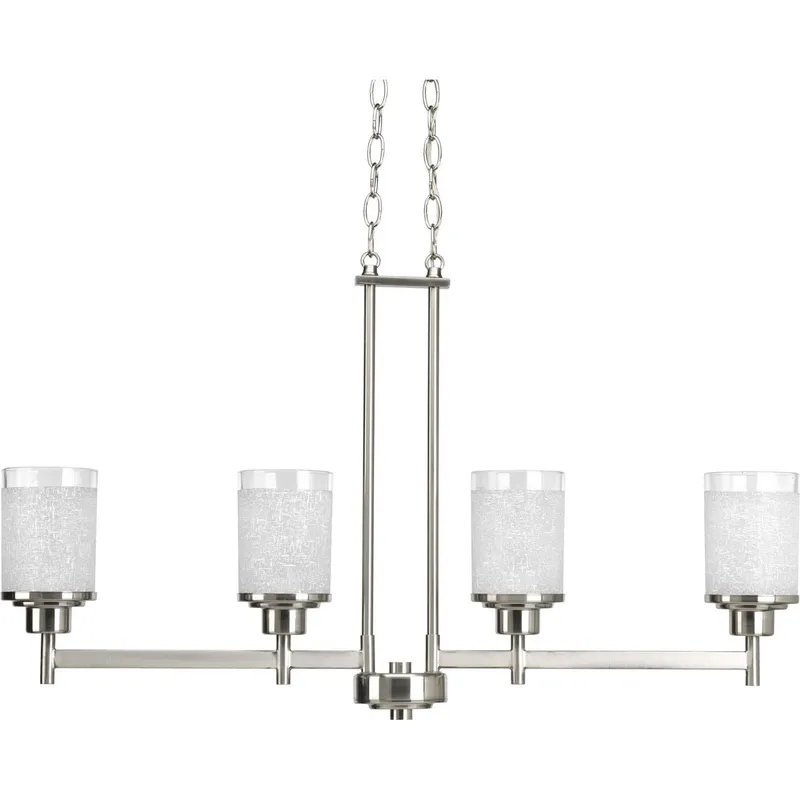 Alexa Collection Four-Light Linear Chandelier — Progress Lighting LED Linear Lights  