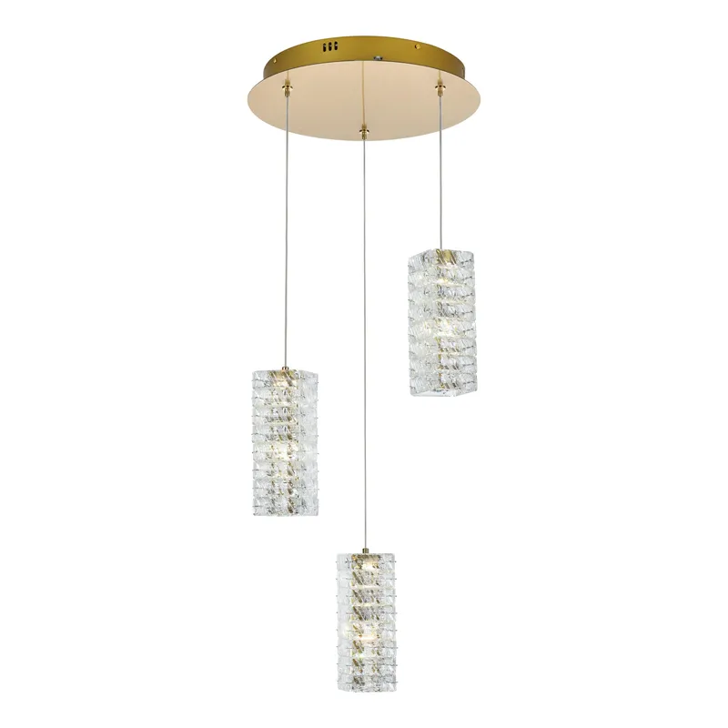 3680D3RSG — Elegant Lighting LED Pendant Lights 15.0W 3000K