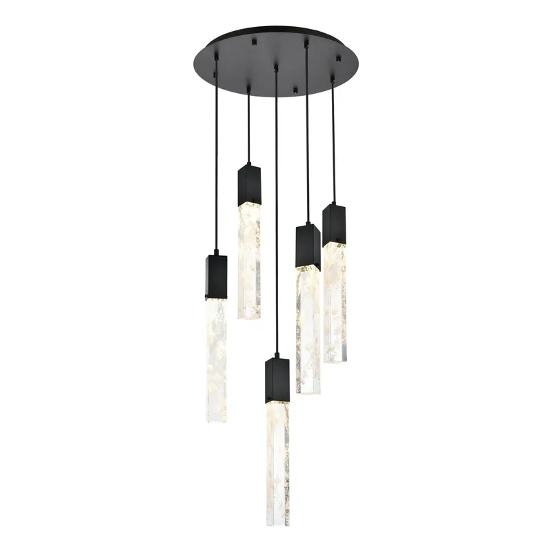 2089D20BK — Elegant Lighting LED Pendant Lights 32.5W 3000K