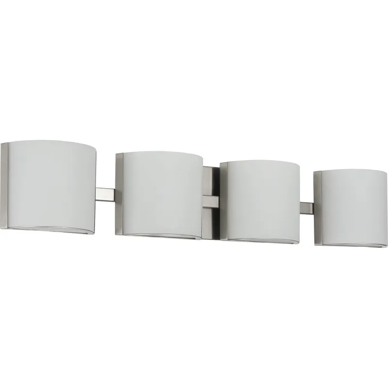 Arch LED Collection Four-Light Etched Glass Bath Vanity Light — Progress Lighting LED Wall Lights  