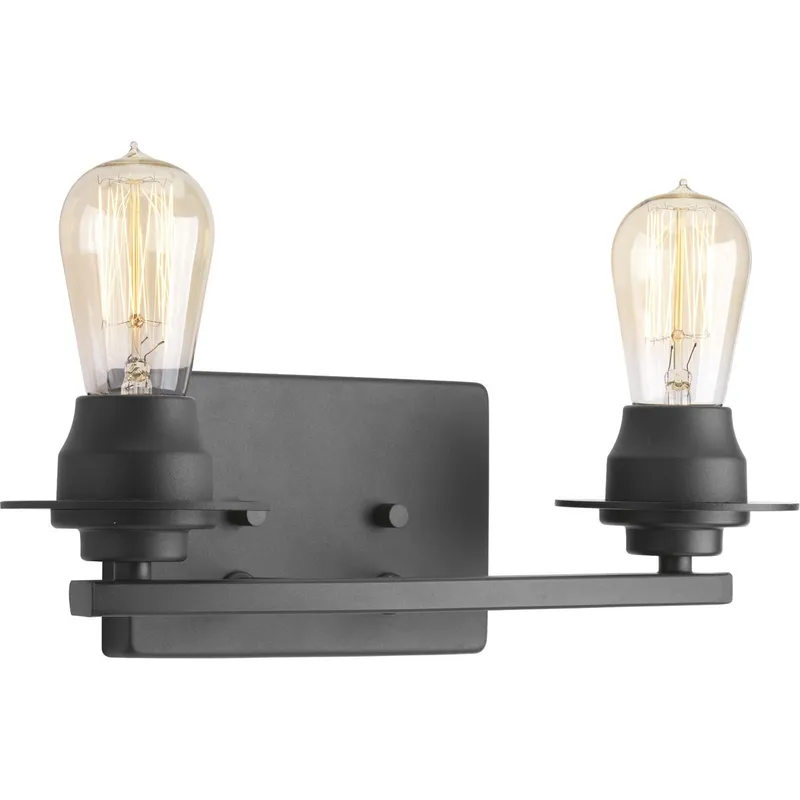 Debut Collection Two-Light Bath Vanity Light — Progress Lighting LED Wall Lights  