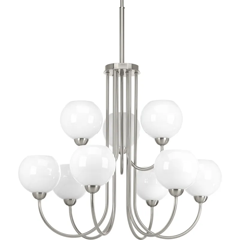 Carisa Collection Nine-Light Chandelier — Progress Lighting LED Landscape Lights  