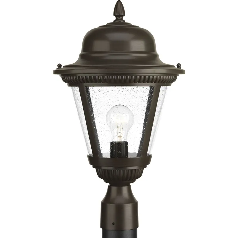 Westport Collection One-Light Medium Post Lantern — Progress Lighting LED Lighting Controls  