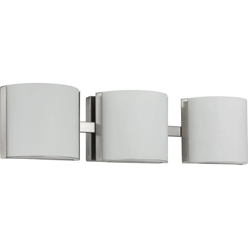 Arch LED Collection Three-Light Etched Glass Bath Vanity Light — Progress Lighting LED Wall Lights  
