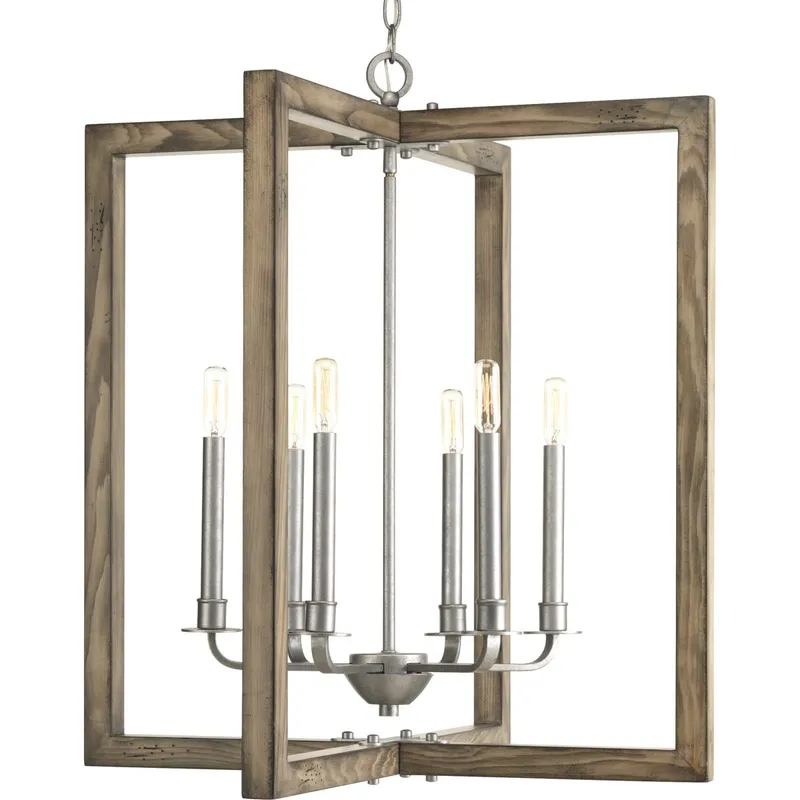 Turnbury Collection Six-Light Chandelier Light — Progress Lighting LED Landscape Lights  