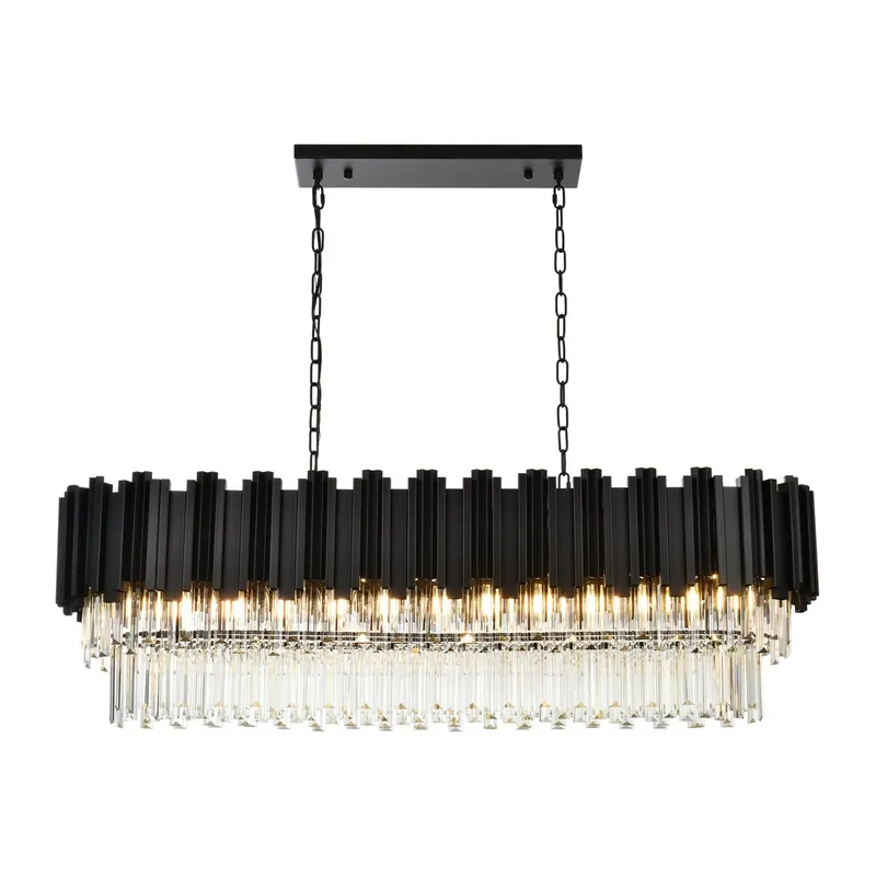 3401G47BK — Elegant Lighting LED Pendant Lights 480.0W 