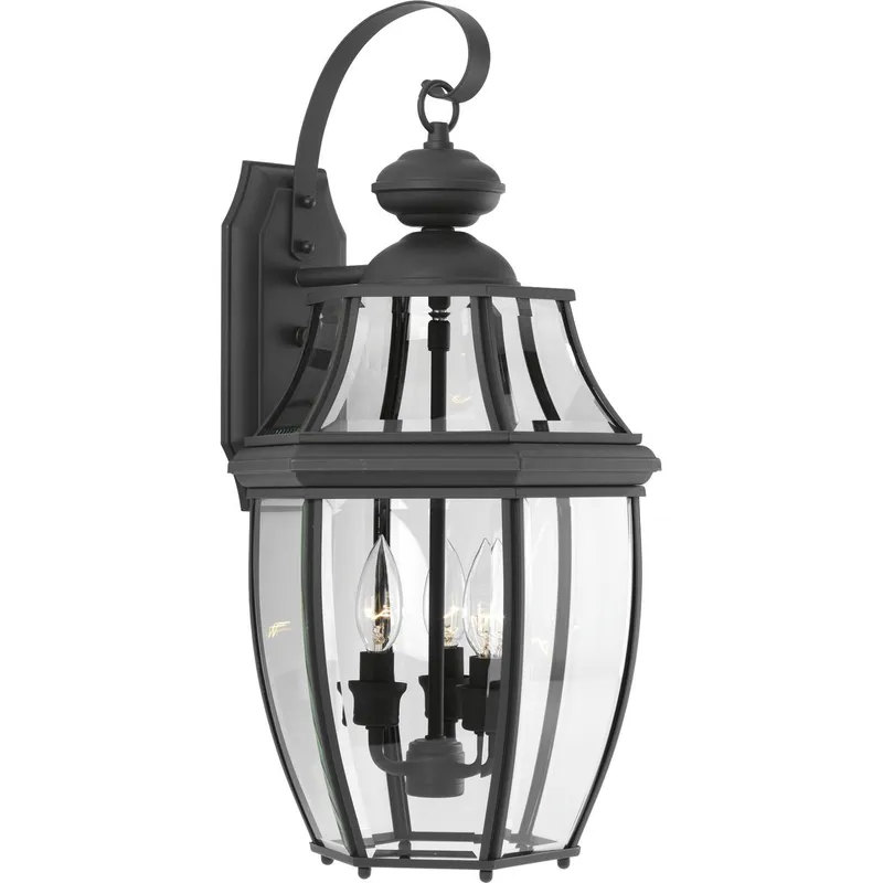 New Haven Collection Three-Light Large Wall Lantern — Progress Lighting LED Wall Lights  