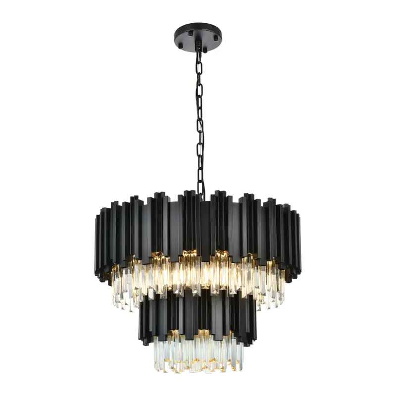 3400G24BK — Elegant Lighting LED Pendant Lights 320.0W 