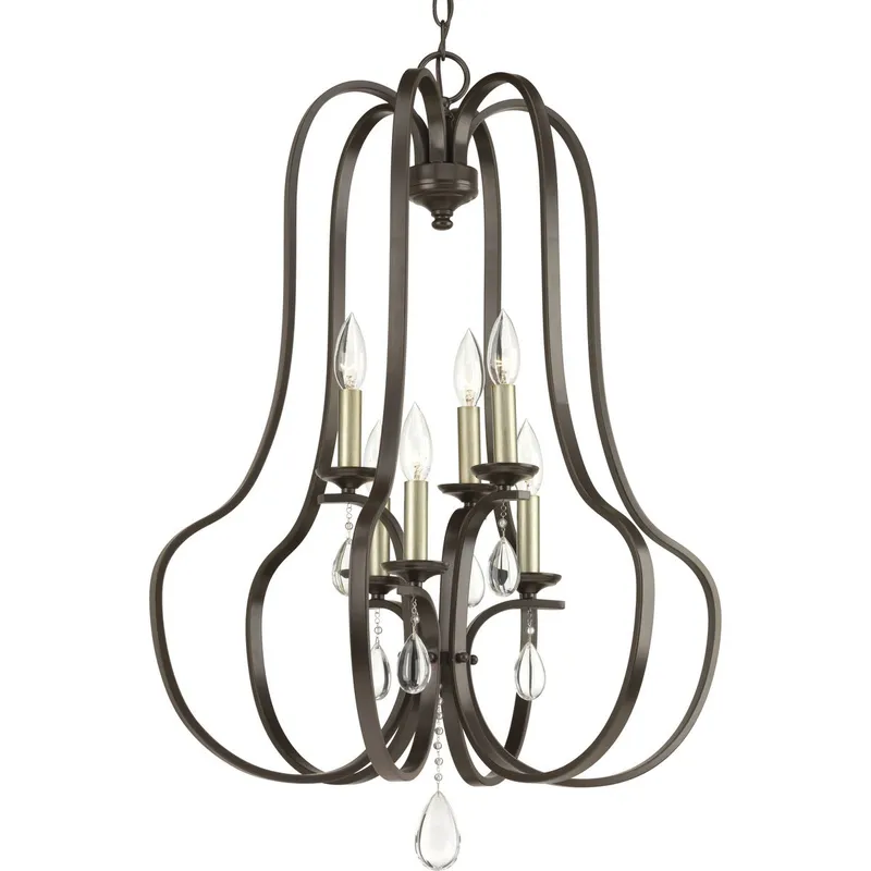 Anjoux Collection Six-Light Pendant — Progress Lighting LED Landscape Lights  