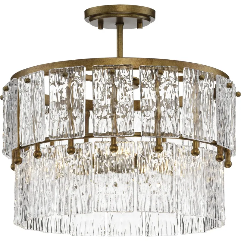 Chevall Collection Three-Light Organic Pendant — Progress Lighting LED Landscape Lights  