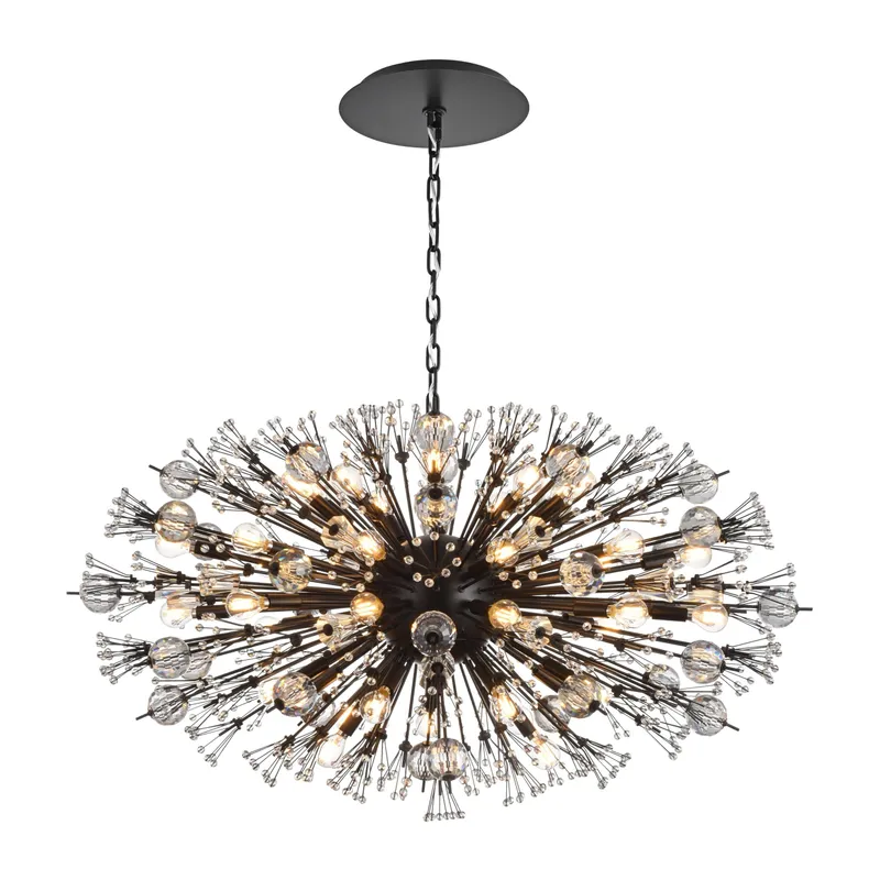 2550D42BK — Elegant Lighting LED Pendant Lights 1520.0W 
