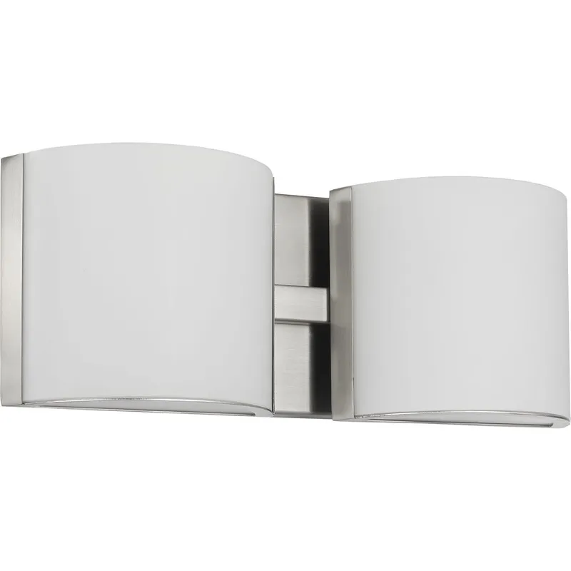 Arch LED Collection Two-Light Etched Glass Bath Vanity Light — Progress Lighting LED Wall Lights  