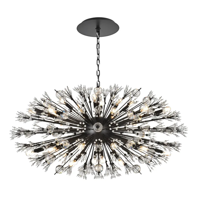 2550D48BK — Elegant Lighting LED Pendant Lights 1520.0W 