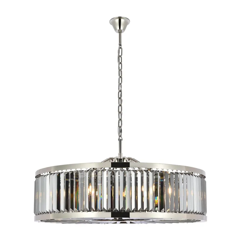 1233G43PN-SS/RC — Elegant Lighting LED Pendant Lights  