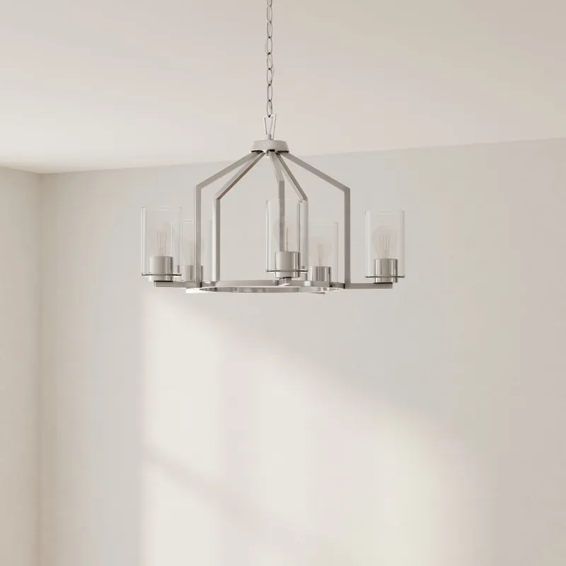 Goodwin Collection Five-Light Chandelier — Progress Lighting LED Landscape Lights  