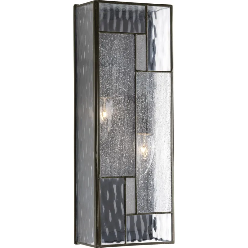 Geometric Collection Two-Light Medium Wall Lantern — Progress Lighting LED Wall Lights  