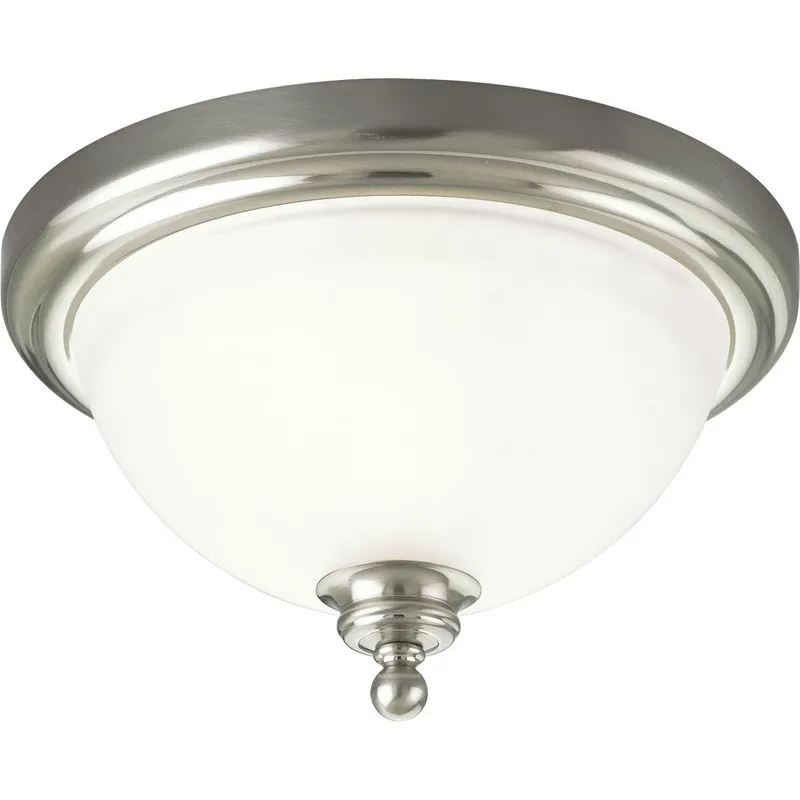 Madison Collection One-Light 12" Close-to-Ceiling — Progress Lighting LED Post Top Lights  