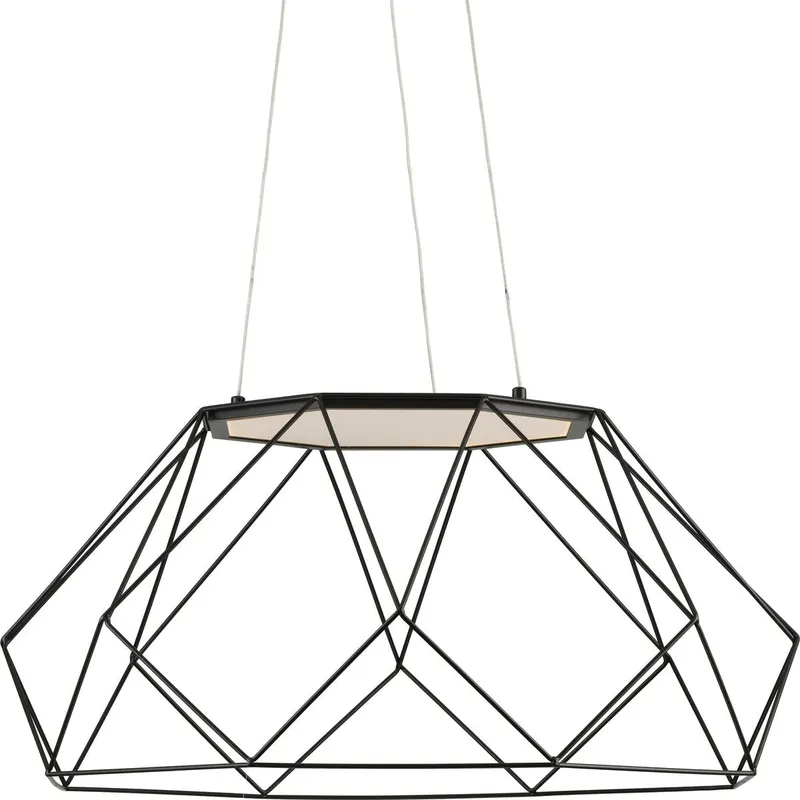 Geodesic LED Collection Large Hanging Pendant Light — Progress Lighting LED Landscape Lights  