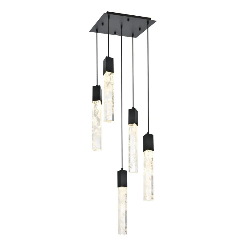 2088D16BK — Elegant Lighting LED Pendant Lights 32.5W 3000K