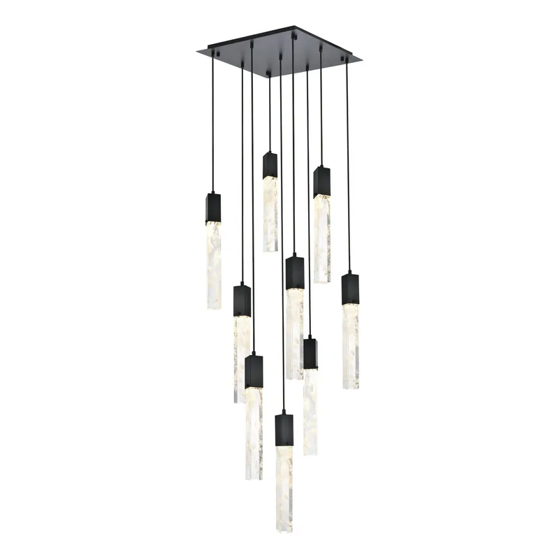 2088D20BK — Elegant Lighting LED Pendant Lights 58.5W 3000K