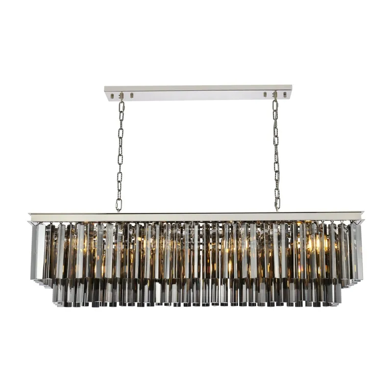 1202D50PN-SS/RC — Elegant Lighting LED Pendant Lights  