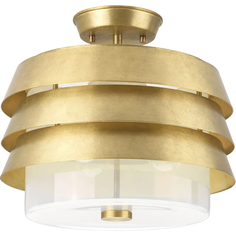 POINT DUME® Sandbar Collection Semi-Flush Convertible — Progress Lighting LED Post Top Lights  