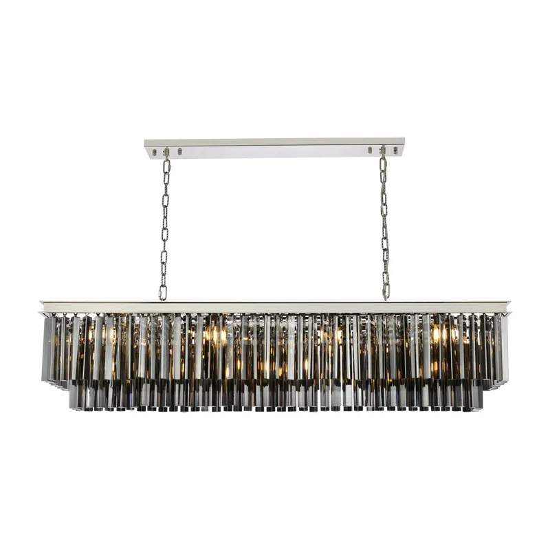 1202D60PN-SS/RC — Elegant Lighting LED Pendant Lights  