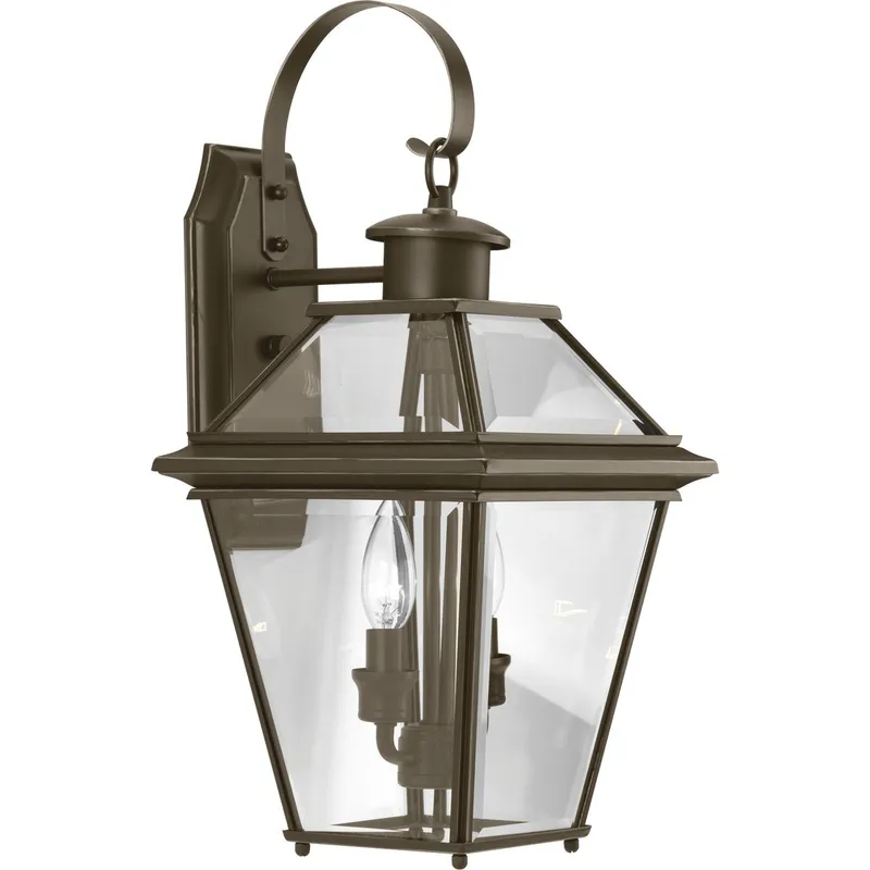 Burlington Collection Two-Light Medium Wall Lantern — Progress Lighting LED Wall Lights  
