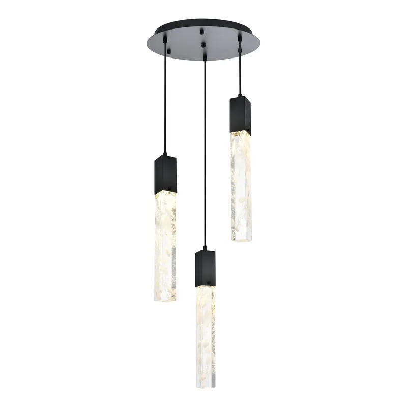 2089D16BK — Elegant Lighting LED Pendant Lights 19.5W 3000K