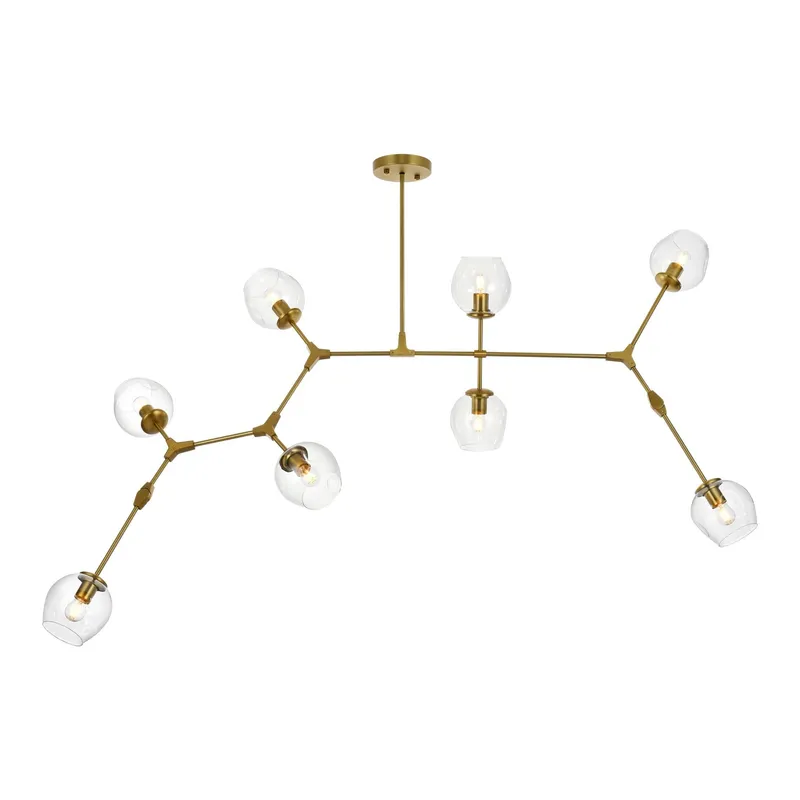 1712G74BR — Elegant Lighting LED Pendant Lights 320.0W 