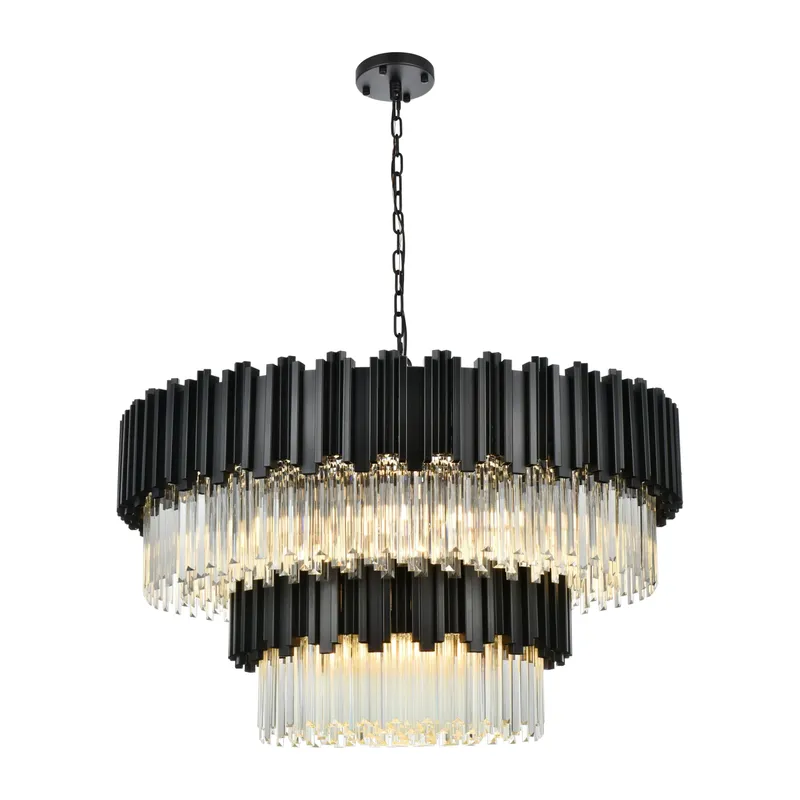 3400G40BK — Elegant Lighting LED Pendant Lights 640.0W 