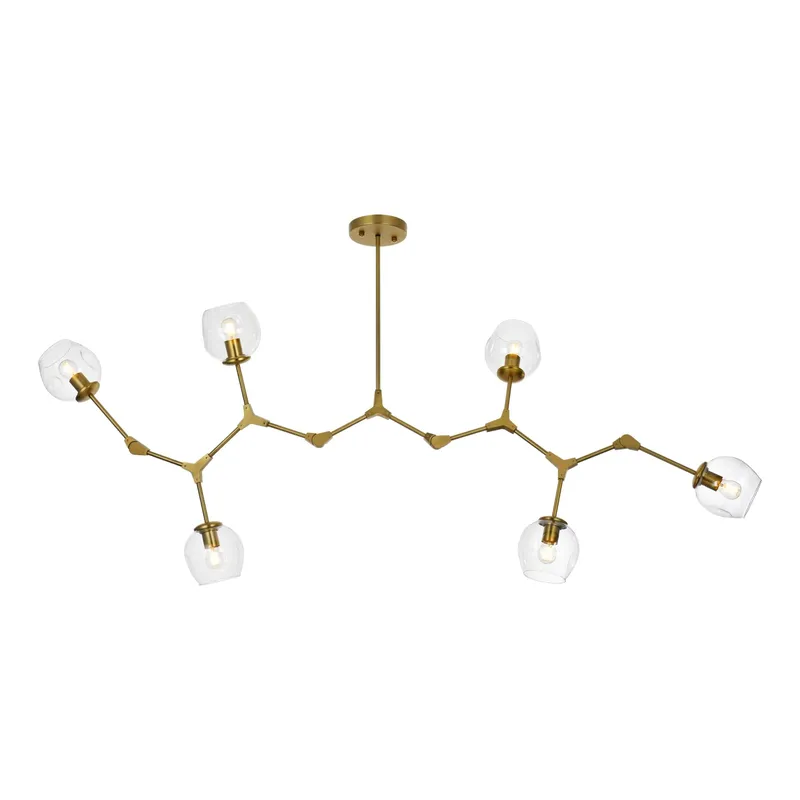 1712G70BR — Elegant Lighting LED Pendant Lights 240.0W 