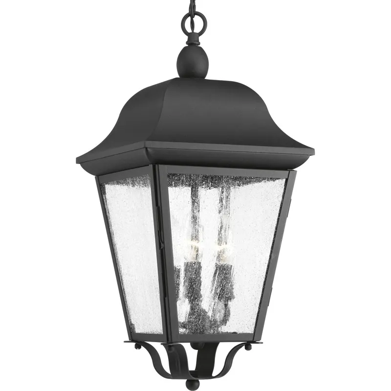 Kiawah Collection Three-Light Hanging Lantern — Progress Lighting LED Landscape Lights  