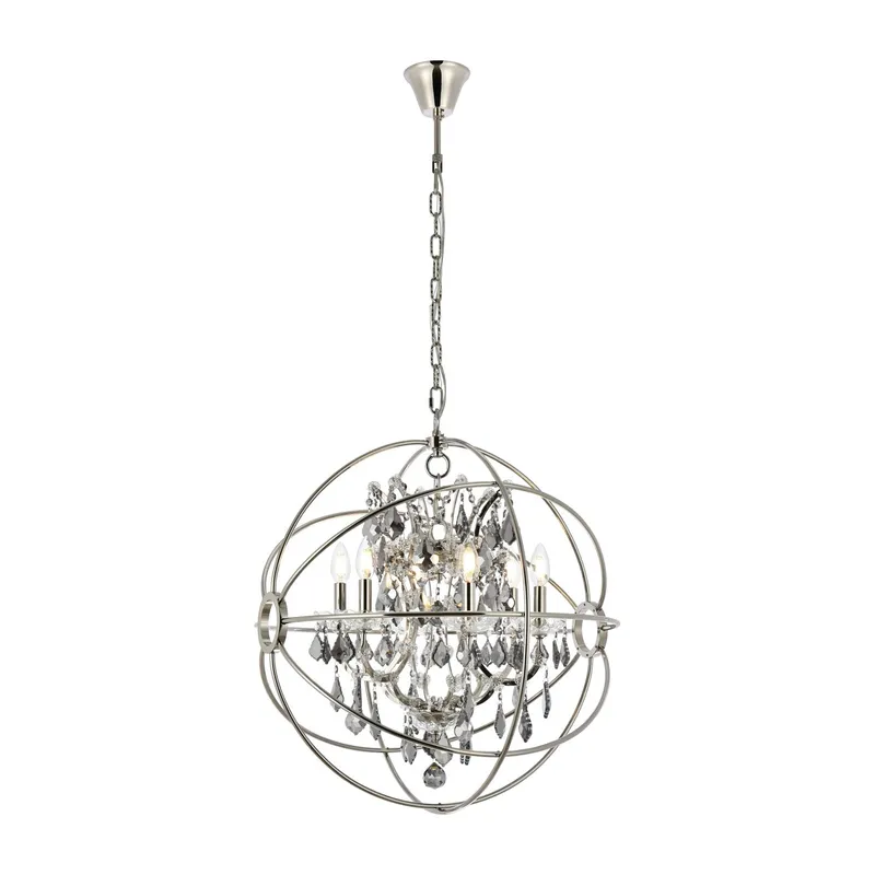 1130D25PN-SS/RC — Elegant Lighting LED Pendant Lights  