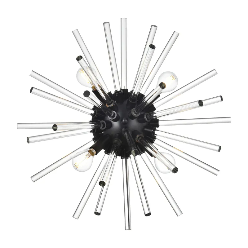 2502W18BK — Elegant Lighting LED Wall Lights 160.0W 