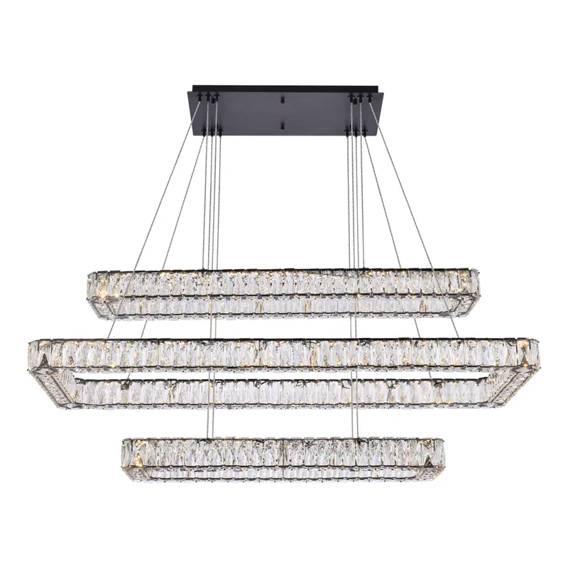 3504G50L3BK — Elegant Lighting LED Pendant Lights  