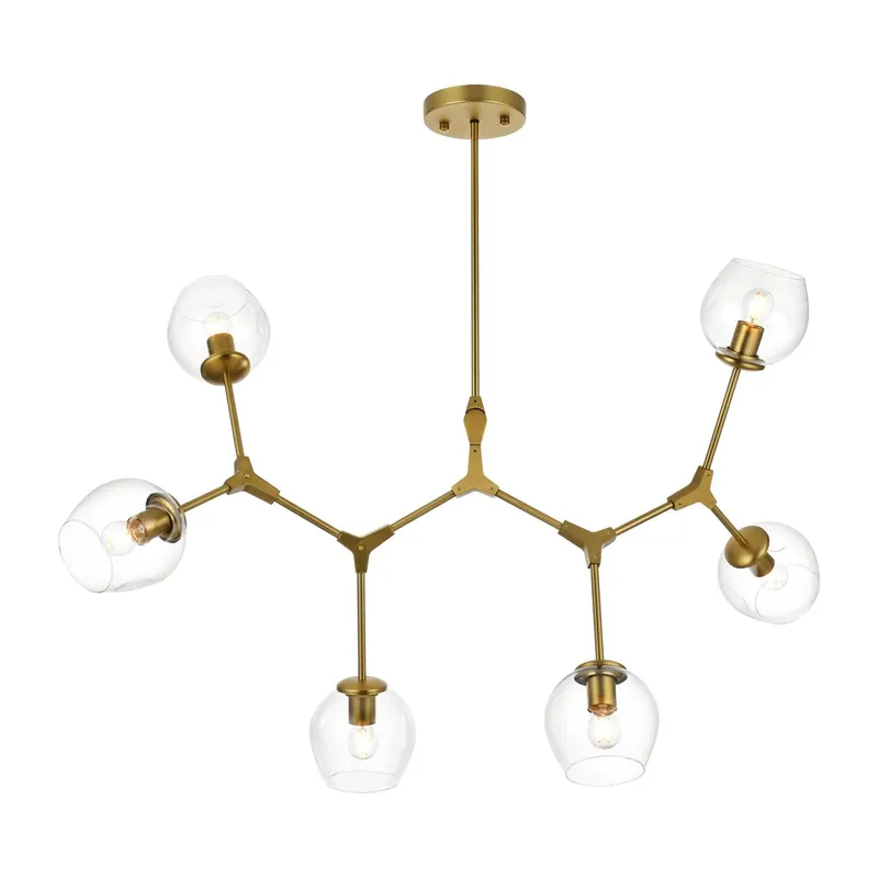 1712G49BR — Elegant Lighting LED Pendant Lights 240.0W 