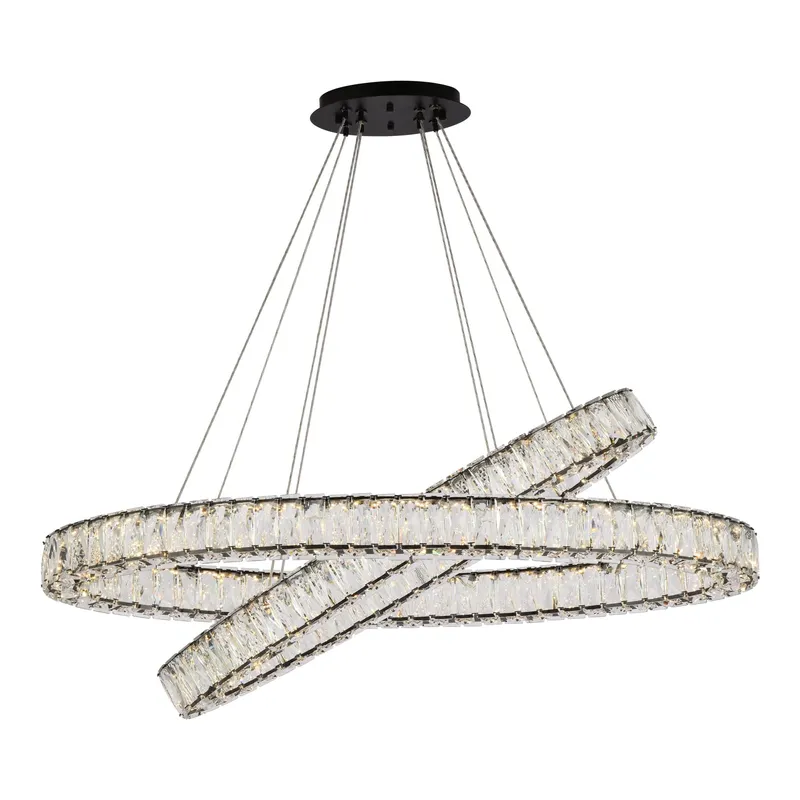 3503D40BK — Elegant Lighting LED Pendant Lights  