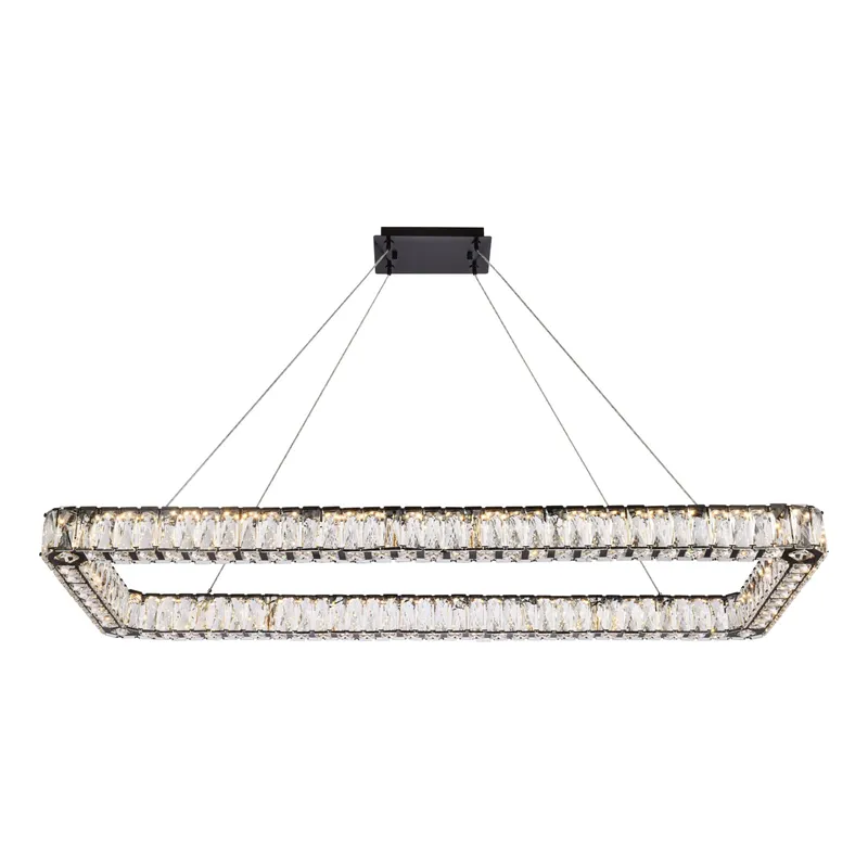 3504D50L1BK — Elegant Lighting LED Pendant Lights  