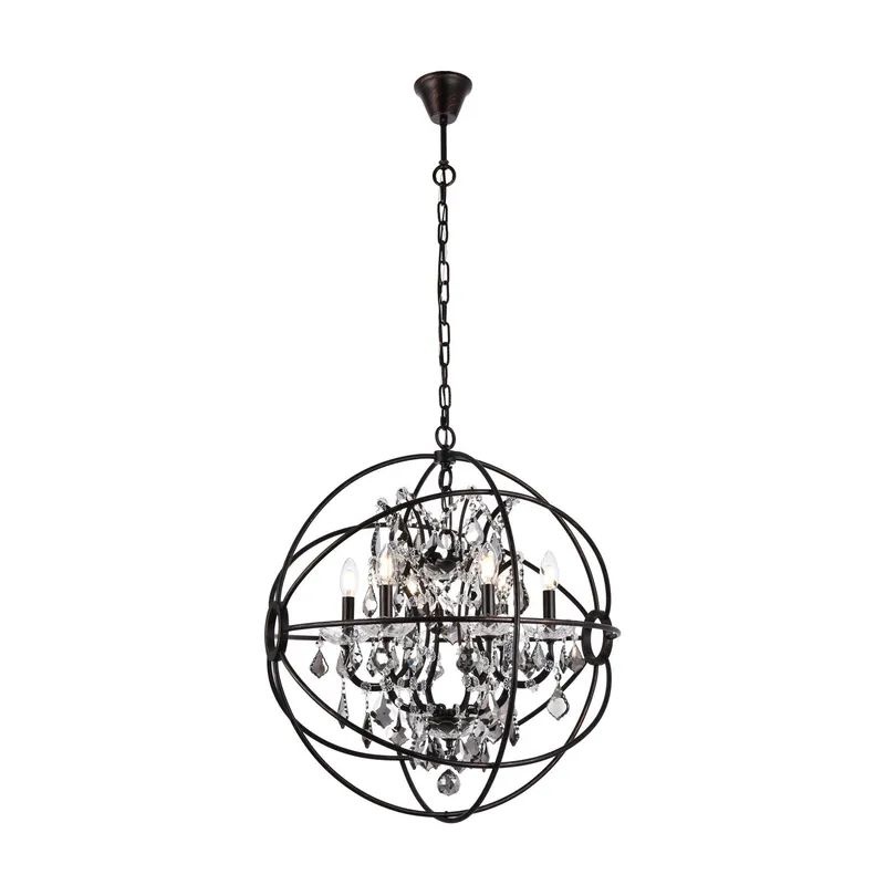 1130D25DB-SS/RC — Elegant Lighting LED Pendant Lights  