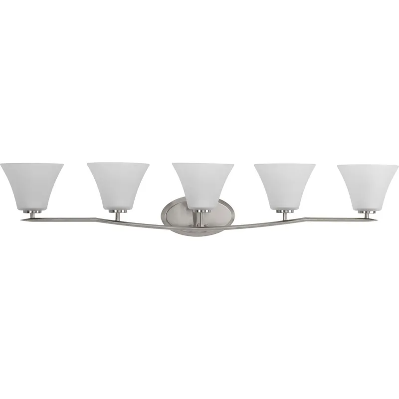 Bravo Collection Five-Light Bath & Vanity — Progress Lighting LED Wall Lights  