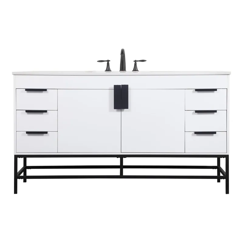 VF48860MWH — Elegant Lighting LED Wall Lights  
