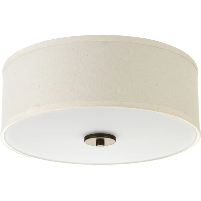 Inspire Collection Two-Light 13" Flush Mount — Progress Lighting LED Post Top Lights  