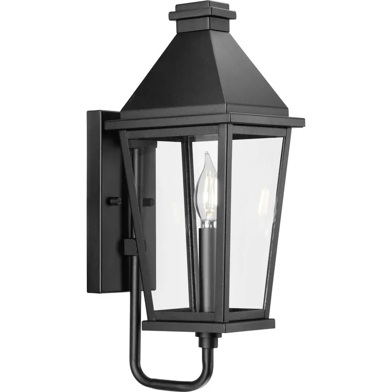 Richmond Hill Collection One-Light Clear Glass Outdoor Small Wall Lantern — Progress Lighting LED Wall Lights  