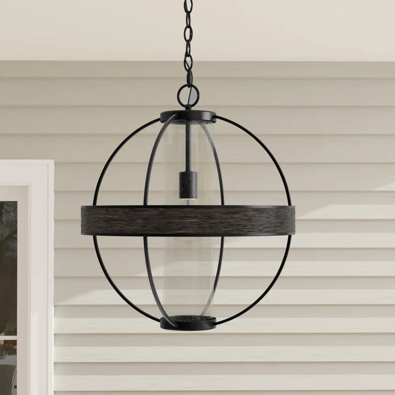 Terrace Collection One-Light Outdoor Hanging Light — Progress Lighting LED Landscape Lights  