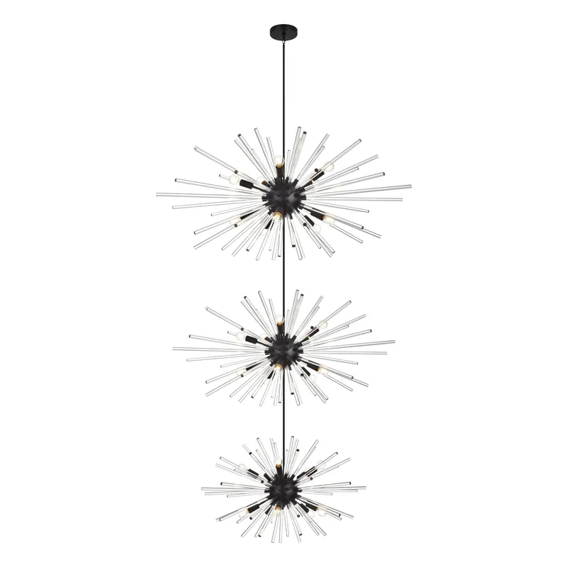 2502G46L3BK — Elegant Lighting LED Pendant Lights 600.0W 