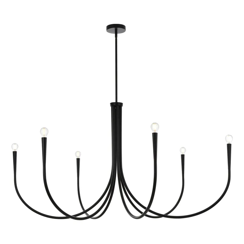 LD722D50BK — Elegant Lighting LED Pendant Lights 240.0W 