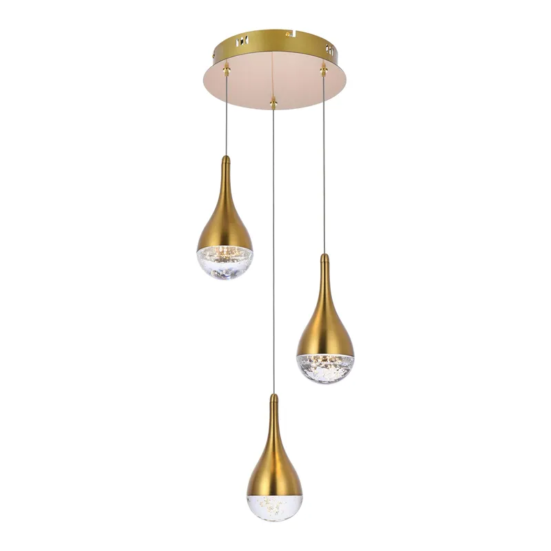 3803D12SG — Elegant Lighting LED Pendant Lights 15.0W 3000K